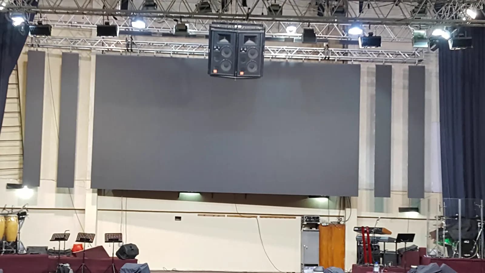 Detalle de la instalación en Iglesia Ekklesia