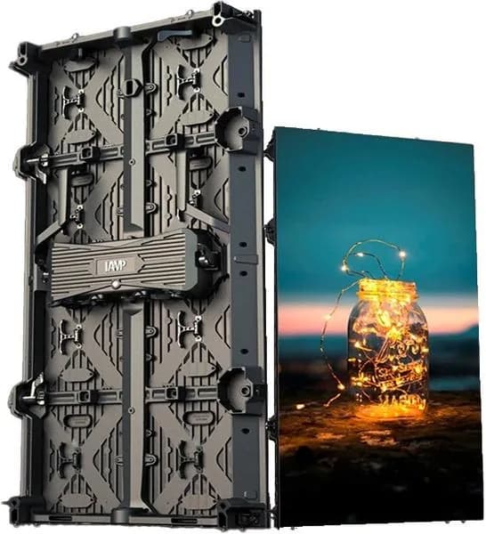Panel LED de la serie RS Plus interior de Lampro, visto en tres cuartos.