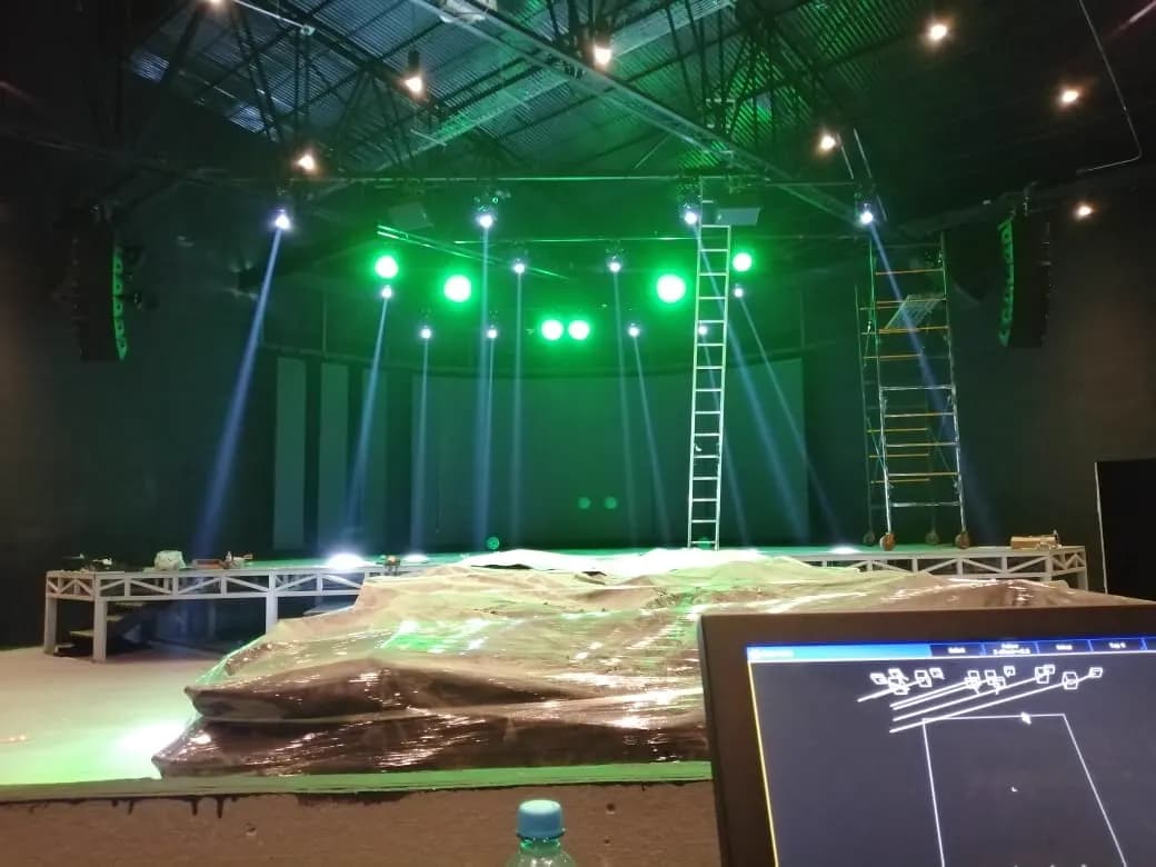 Detalle de la instalación en Iglesia Más Vida